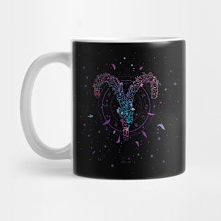 Aries Zodiac Botanical Spirit Mug